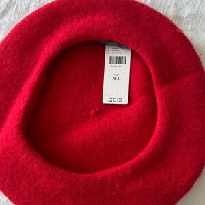 Anthropologie Red Beret new with tags